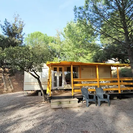 Harbers Zonvakanties Chalets Met Airco Camping Lei Suves Roquebrune Sur Argens Exterior photo
